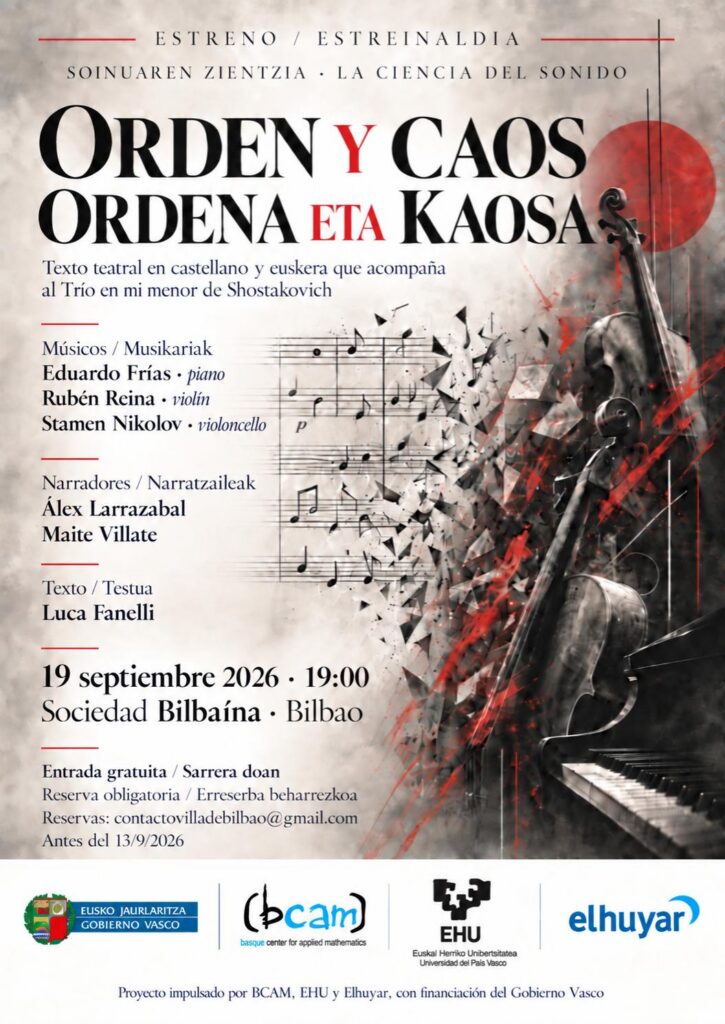 ORDENA ETA KAOSA: Shostakovichen Trioa mi minorrean, gaztelaniazko eta euskarazko antzerki-narrazioz lagunduta